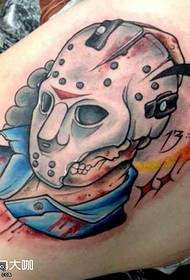 muundo wa tattoo nyeusi ya jua la farasi nyeusi