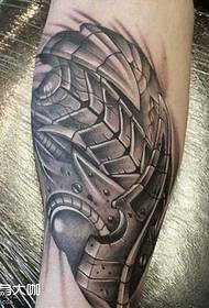 Modello meccanico del tatuaggio di personalità della macchina della gamba
