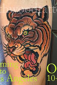 koka tradicionale e tigrit model tatuazhesh