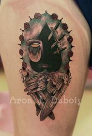 been mysterieus tattoo-patroon