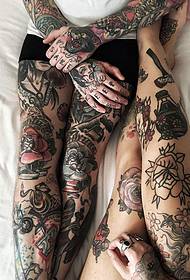 brila kruro paro totemo tatuaje ŝablono