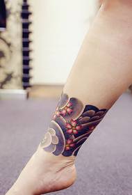 simbol ljubezni in upanja za tatoo češnjev prstan na nogah