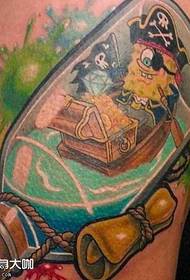 Leg Sea Baby Tattoo Pattern
