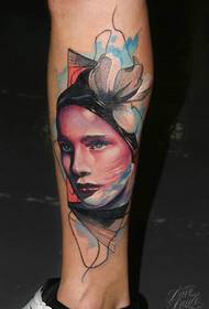 ຮູບແບບ tattoo ຮູບຄົນສ່ວນຕົວ