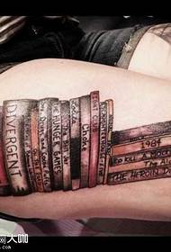 Узорак за тетоважу књиге ногу