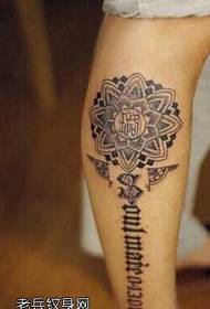 noha vanilka totem tetovanie vzor 37893-pár roztomilých point-like totem pár tetovanie tetovanie