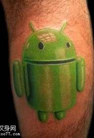 Android atlama dövme deseni