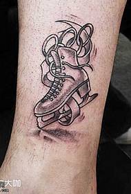Leg Skate Tattoo Patroon