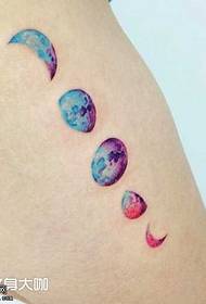 Padrão de tatuagem de planeta de pernas