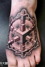 modello del tatuaggio del tatuaggio del piede