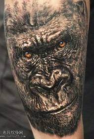 Noha orangutan tetování vzor
