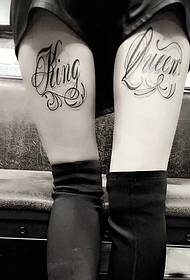 carina ragazza gambe personalità fiore fiore corpo tatuaggio