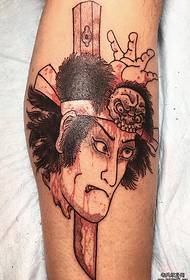 viç model japonez tradicional tatuazh kamoshi