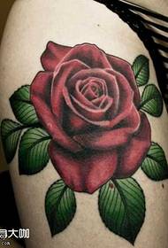jalka ruusu tatuointi malli