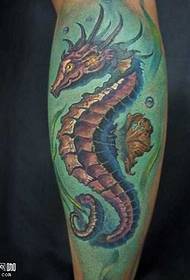 Spezies Hippocampus Tattoo Muster