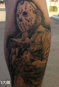 modello di tatuaggio maschera omicidio