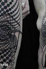Bein Gen Totem Tattoo Muster