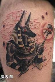 Hond Gott Tattoo Muster