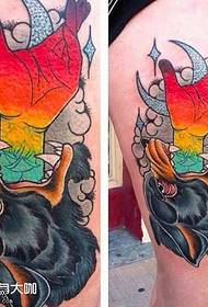 Wolf Tattoo Tattoo patroon