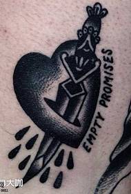 láb punkció szív tetoválás minta