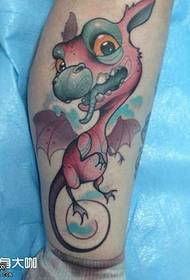 Ẹsẹ Kekere Dinosaur Tattoo Pattern