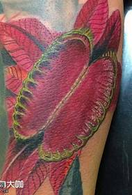 leg piranha tattoo patterns