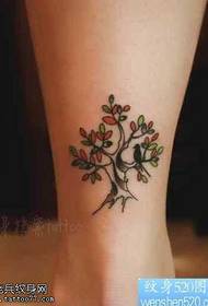 Bein Baum Tattoo Muster