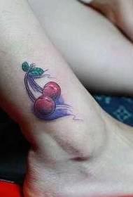 ben kirsebær tatoveringsmønster