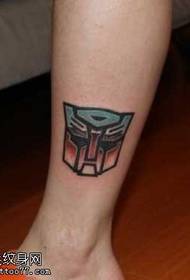 kāju transformatoru tetovējuma raksts