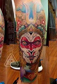 Monkey King Tattoo Pattern