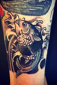 vasikka kala tatuointi malli