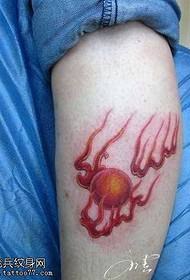 disegno del tatuaggio del giorno del fuoco della gamba 38119 - bello modello del tatuaggio del gelato