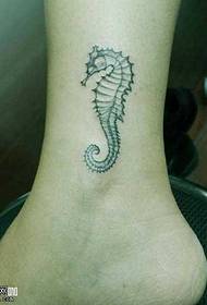 ben hippocampus tatoveringsmønster