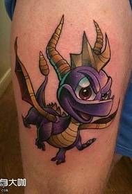 Gamba piccola Dragon Dragon Cartoon Tattoo Pattern