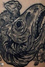 Dinosaur Carcass Tattoo Tsarin Haraji