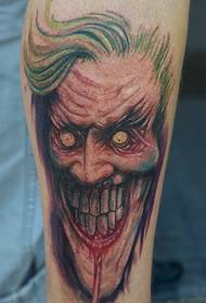 Been zombie clown tattoo foto