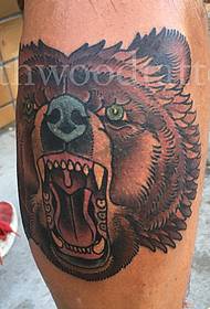 Ternellu di tatuaggi di orsi marroni europei è americani