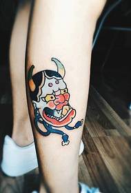 kāju personības izdomāts mazs feniksa tetovējuma raksts