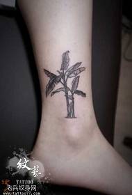 Modello di tatuaggio dell'albero della gamba