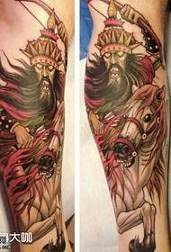 Modello di tatuaggio mongolo