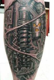 jalkageneraattori kone tatuointi malli