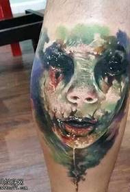 Bein Wasser Ghost Tattoo Muster