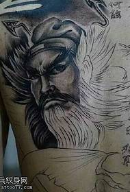 Padrão de tatuagem Guan Erye dominador