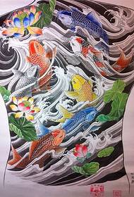 Classic full back squid tattoo manuscript you deserve