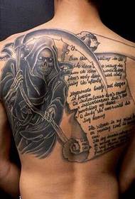 Atmospheric classic na full back fashion tattoo