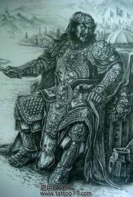 Дастнависи tattoo Zhang Fei