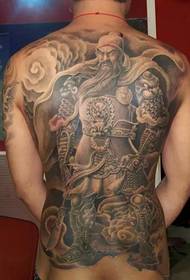 Az öt tigris lesz az első, aki tele uralkodó Guan Yu tetoválással