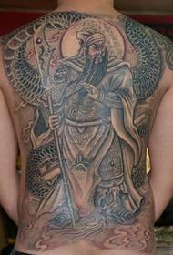 Gut aussehende Persönlichkeit Guan Gong Tattoo