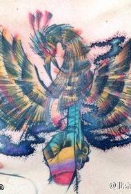 Inkt fijn Phoenix tattoo-patroon