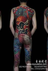 Tatuaggio del tatuaggio full face super bello